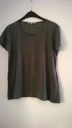 t-shirt femme taille 2 is Large marque gerard darel, Manches courtes, Brun, Porté, Taille 42/44 (L)