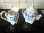 Grote melkkan en suikerpot Boch, decor Dordrecht., Antiek en Kunst, Ophalen
