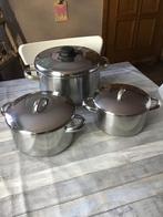 Kookpotten set van 3 potten, Huis en Inrichting, Keuken | Potten en Pannen, Ophalen, Gebruikt