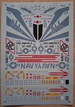 Speciaal stickervel voor F-14, 1/48, Overige merken, Nieuw, Ophalen of Verzenden, Groter dan 1:72