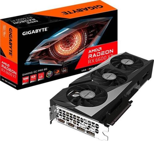 RX 6600 XT, Informatique & Logiciels, Cartes vidéo, Comme neuf, AMD, PCI-Express 4.0, GDDR6, HDMI, DisplayPort, Enlèvement ou Envoi