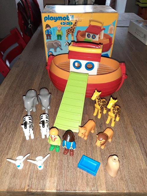 Playmobil 1-2-3 Ark Van Noah 6765, Kinderen en Baby's, Speelgoed | Playmobil, Zo goed als nieuw, Ophalen of Verzenden