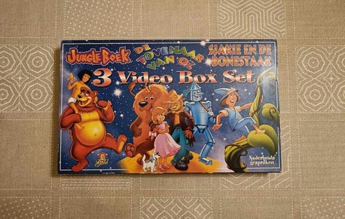 VHS Box Set - 3 verschillende video's - Kinderen - €3, Cd's en Dvd's, VHS | Kinderen en Jeugd, Gebruikt, Tekenfilms en Animatie