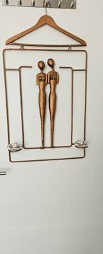 Uniek stuk in Bronskleur.Met toebehoren, Huis en Inrichting, Woonaccessoires | Wanddecoraties, Ophalen, Nieuw