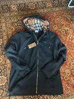 Zwarte Burberry zip-up trui, Ophalen, Zwart, Burberry, Maat 56/58 (XL)