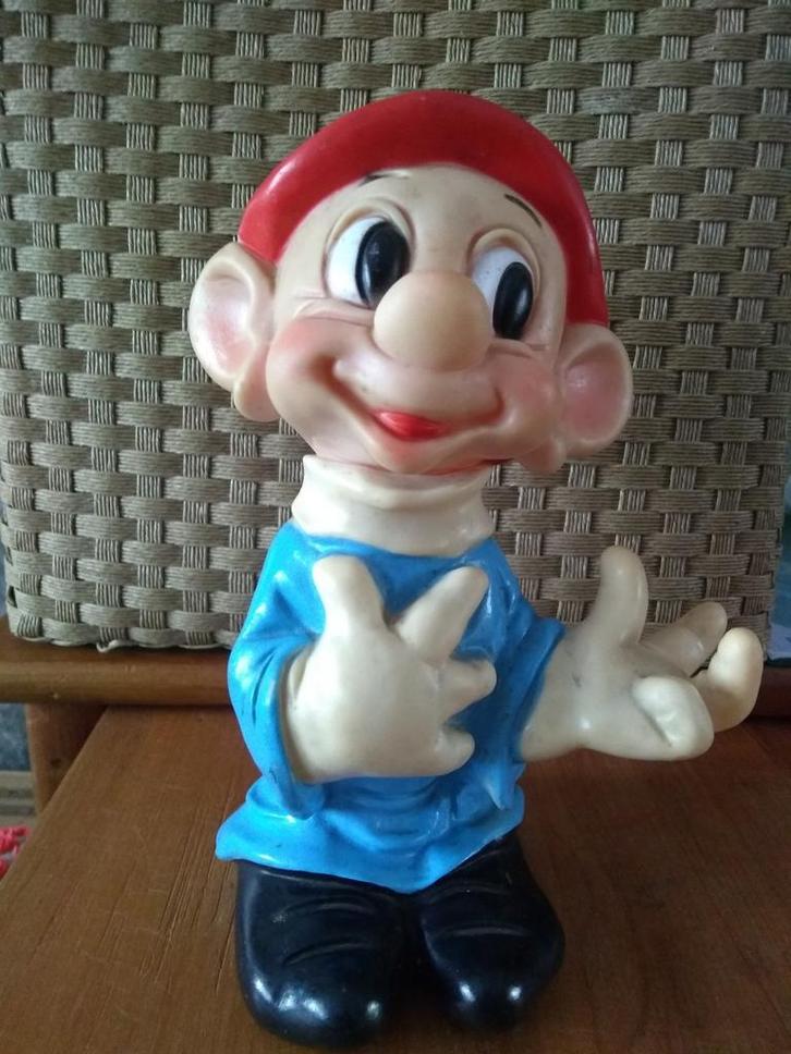 Dopey Sneeuwwitje Vintage Walt Disney productions, Verzamelen, Disney, Gebruikt, Beeldje of Figuurtje, Sneeuwwitje of Doornroosje