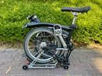 Brompton M3R naafdynamo, bagagerek, easy wheels in topstaat, Fietsen en Brommers, Fietsen | Vouwfietsen, Ophalen, Brompton, 16 tot 18 inch