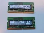 2x Samsung DDR4 8GB 3200MHz laptop RAM, Computers en Software, RAM geheugen, Ophalen of Verzenden, Gebruikt, DDR4, Laptop