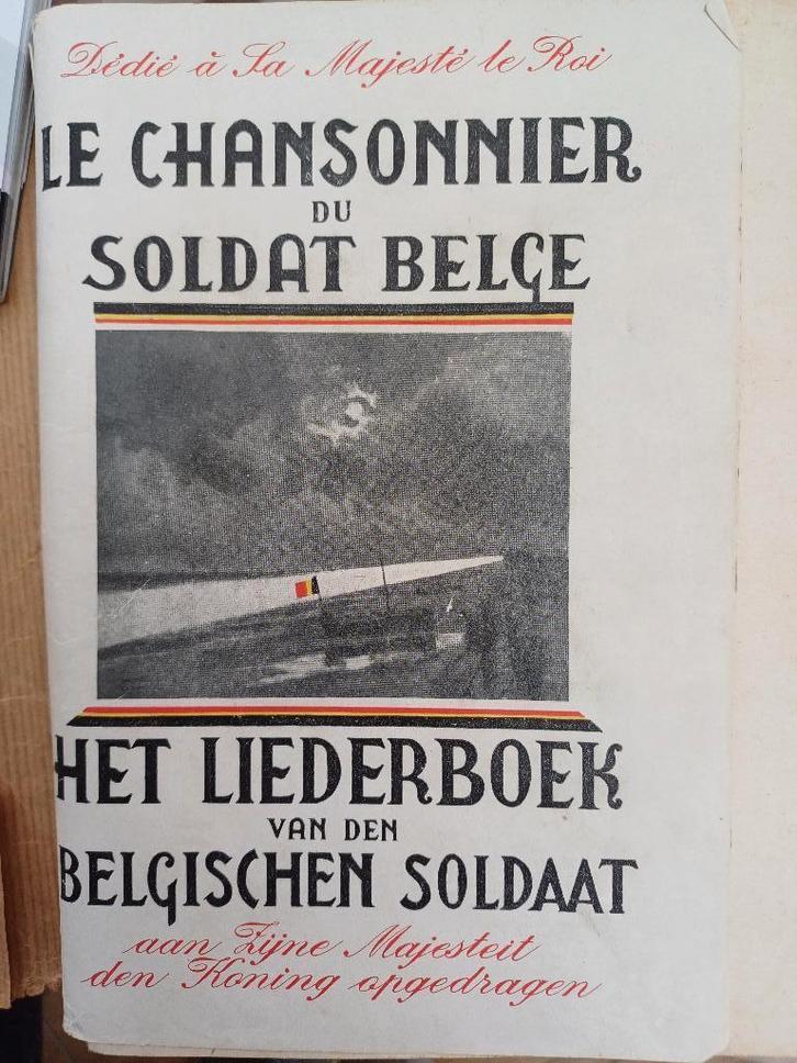 Chansonnier du soldat belge, Collections, Objets militaires | Général, Autres, Enlèvement ou Envoi