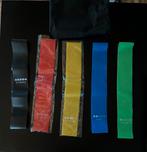 Resistance bands - light - heavy - with case, Sport en Fitness, Fitnessmaterialen, Ophalen, Nieuw, Weerstandband