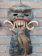 Oud masker, Tuin en Terras, Tuinwanddecoratie, Ophalen of Verzenden, Zo goed als nieuw