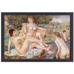 Les grands nageurs - Pierre-Auguste Renoir toile + cadre de, Envoi, Création originale, 50 à 75 cm, 50 à 75 cm