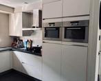 GREEPLOOS HOEKKEUKEN INCLUSIEF APPARATUUR, Huis en Inrichting, Keuken | Complete keukens, Gebruikt, Wit, Graniet of Steen, Dubbelwandige keuken