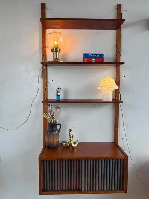 Vintage Modular Wall Unit – Danish Design, Huis en Inrichting, Kasten | Wandmeubels, Gebruikt, Ophalen