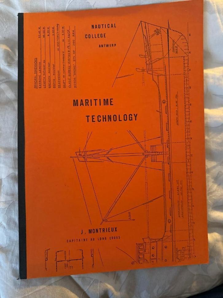 Maritime Technology, Collège nautique d'Anvers, Livres, Loisirs & Temps libre, Enlèvement ou Envoi