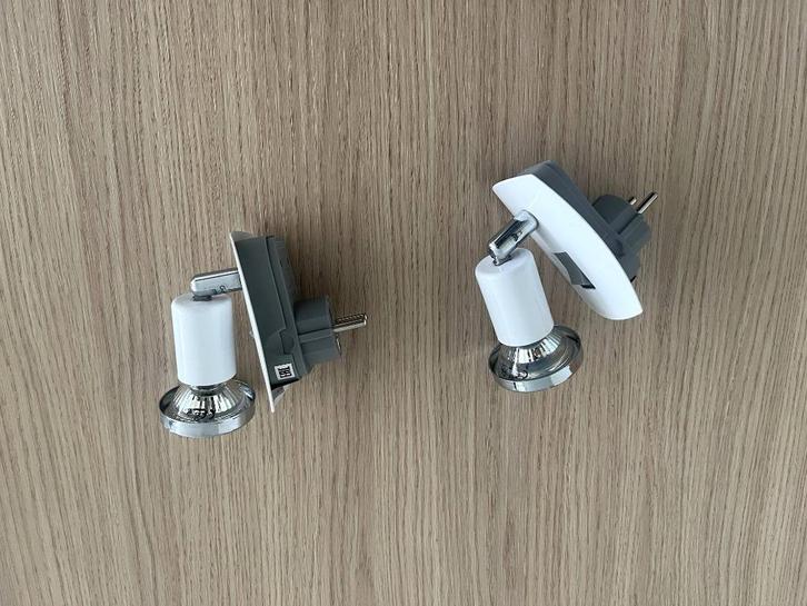 2x EGLO 17485 LED lamp GU10 op stopcontact, Huis en Inrichting, Lampen | Losse lampen, Gebruikt, Led-lamp, Minder dan 30 watt