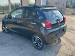 Peugeot 108 1.2 essence Airco Gps Euro 6B, Auto's, Peugeot, Navigatiesysteem, Zwart, Bedrijf, 5 deurs