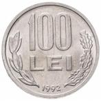 Roemenië 100 lei, 1992, Ophalen of Verzenden, Losse munt, Overige landen