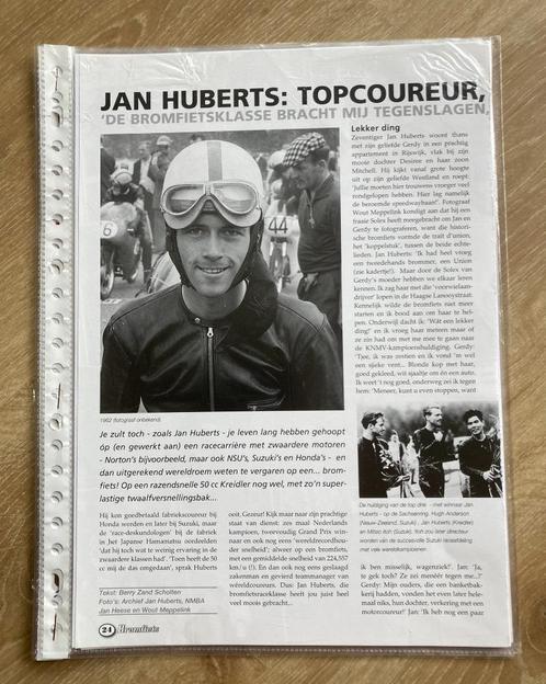 Unieke Map met documentatie Jan Huberts Topcoureur, Fietsen en Brommers, Handleidingen en Instructieboekjes, Zo goed als nieuw