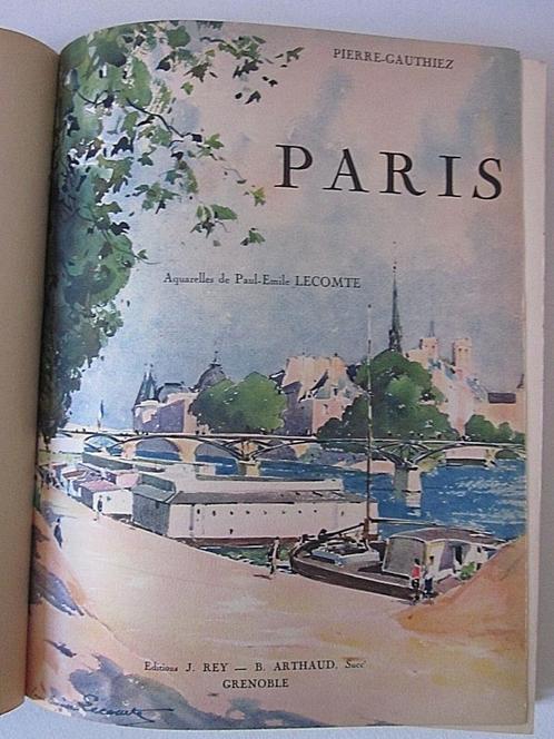 PARIS Paul-Emile Lecomte 3 x tomes Gravures E.O 1928, Boeken, Geschiedenis | Wereld, Ophalen of Verzenden