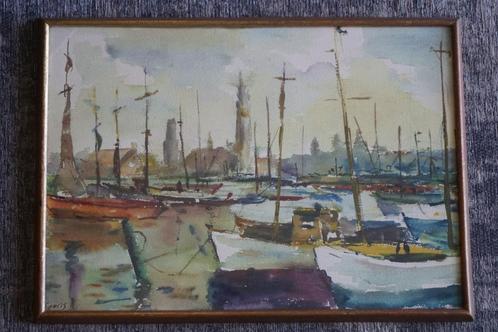 aquarel, Antiek en Kunst, Kunst | Schilderijen | Klassiek, Ophalen