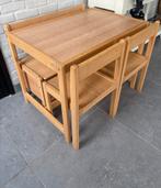 Kindertafel met stoelen en bankje, Kinderen en Baby's, Ophalen, Gebruikt, Tafel(s) en Stoel(en)