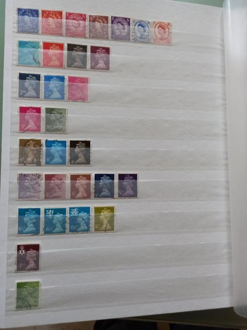 Britse postzegels - Koningin Elisabeth II - 96 verschillende, Postzegels en Munten, Postzegels | Europa | UK, Gestempeld, Ophalen of Verzenden