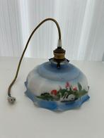 Opaline vintage hanglamp, Huis en Inrichting, Ophalen of Verzenden, Gebruikt, Glas, Minder dan 50 cm