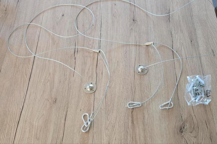 Kit de suspension acier – pratique et multi-usage, Doe-het-zelf en Bouw, IJzerwaren en Bevestigingsmiddelen, Zo goed als nieuw