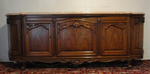 Prachtige Buffetkast met marmeren bovenblad - JP Ehalt, Huis en Inrichting, Kasten | Buffetkasten, Gebruikt, 200 cm of meer, 50 tot 75 cm