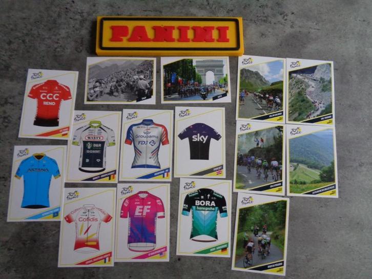 PANINI STICKERS KAARTEN !!!  WIELRENNEN TOUR DE FRANCE 2020, Hobby en Vrije tijd, Stickers en Plaatjes, Verzenden
