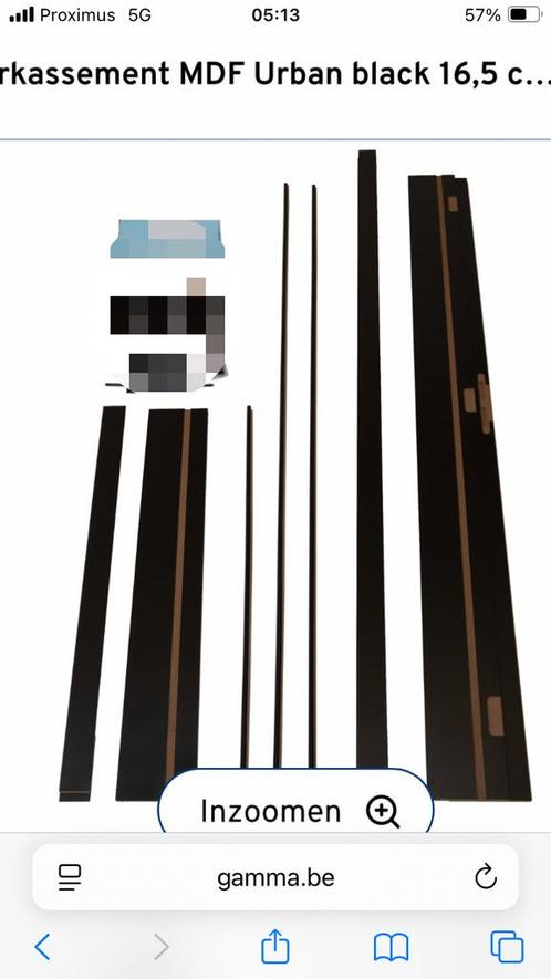 3 x nieuwe MDF deurkassenten 202-16-100., Doe-het-zelf en Bouw, Deuren en Vliegenramen, Nieuw, Binnendeur, Minder dan 200 cm, 80 tot 100 cm