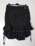 Marithe+ François Girbaud rok ruffle/plisse flamenco Style, Zwart, Le Jean, Nieuw, Ophalen of Verzenden