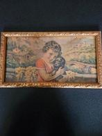 Vintage schilderij van Antonio Collino in mooi kader, Antiek en Kunst, Ophalen of Verzenden