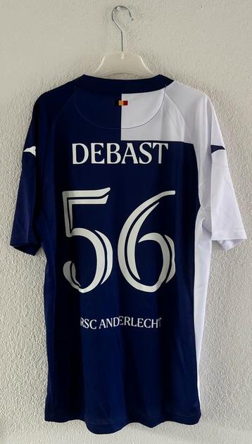 Zeno Debast Anderlecht shirt disponible aux enchères