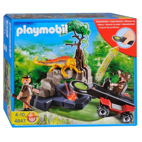 Playmobil - 4847 - Détecteur de métaux chasseurs de trésor, Kinderen en Baby's, Speelgoed | Playmobil, Gebruikt, Complete set
