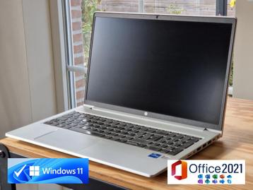 Win11 HP ProBook 450 i7 8x4.70Gz 256GB 16GB Office 2021 beschikbaar voor biedingen