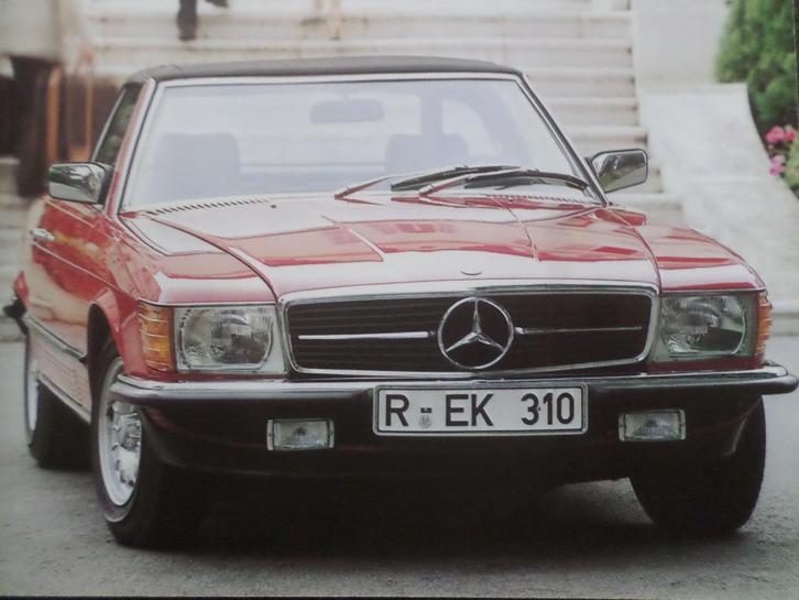 Mercedes 280 380 450 SL R107 1982 Brochure, Boeken, Auto's | Folders en Tijdschriften, Mercedes, Verzenden