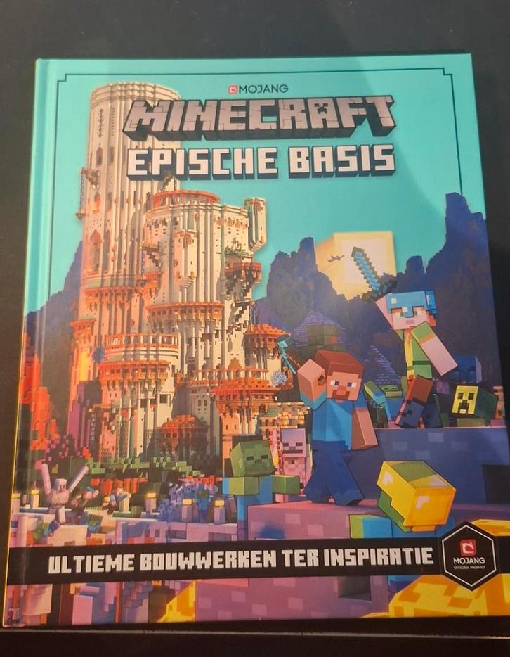 Minecraft "epische basis" boek, Boeken, Hobby en Vrije tijd, Zo goed als nieuw, Ophalen