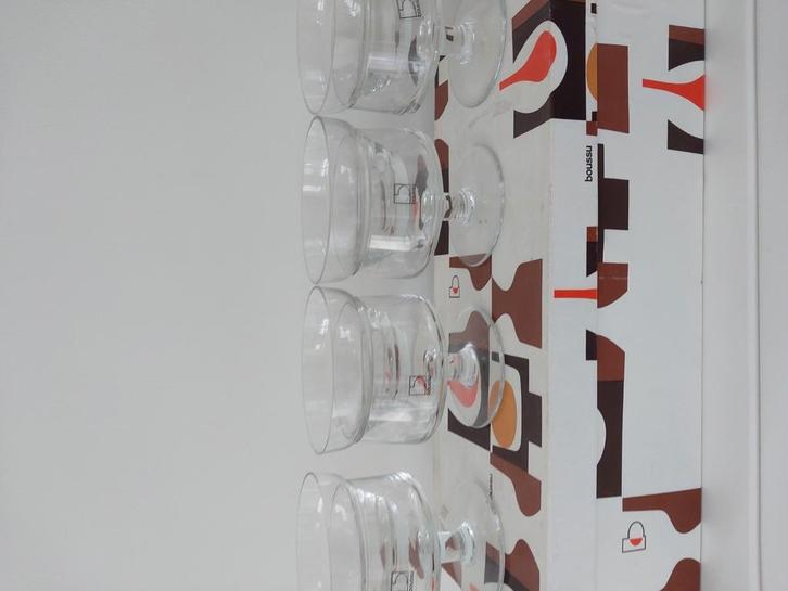 Boussu dessertglazen, Huis en Inrichting, Overige Huis en Inrichting, Ophalen of Verzenden