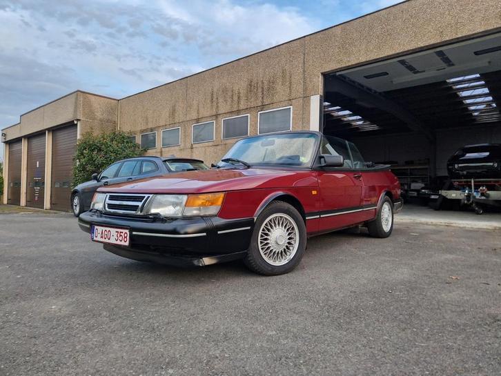 Saab 900 s turbo, Auto's, Saab, Particulier, Saab 900, ABS, Benzine, Cabriolet, 2 deurs, Handgeschakeld, Grijs, Leder, Voorwielaandrijving