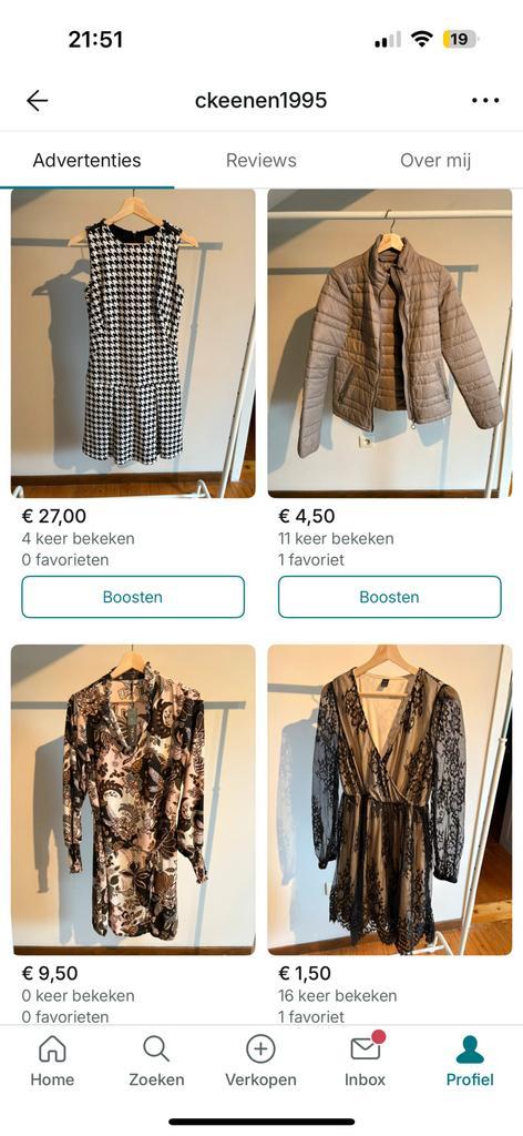 Grote partij kleding vrouw+man, Kleding | Dames, Dames-kledingpakketten, Gedragen, Maat 38/40 (M), Ophalen of Verzenden