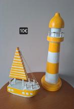 Vuurtoren met boot, Ophalen of Verzenden