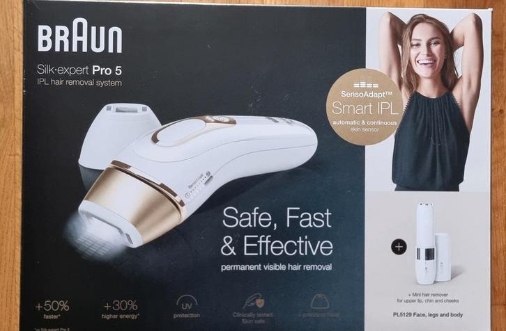 Braun Silk-expert Pro 5 IPL, Elektronische apparatuur, Persoonlijke Verzorgingsapparatuur, Zo goed als nieuw, Ophalen