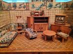 Mobilier de maison de poupée rétro vintage 1950, Collections, Enlèvement ou Envoi, Maison de poupées
