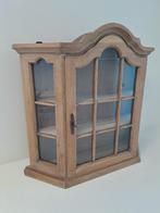 Houten wandkastje / vitrinekastje, Met deur(en), Minder dan 25 cm, Minder dan 100 cm, Minder dan 150 cm