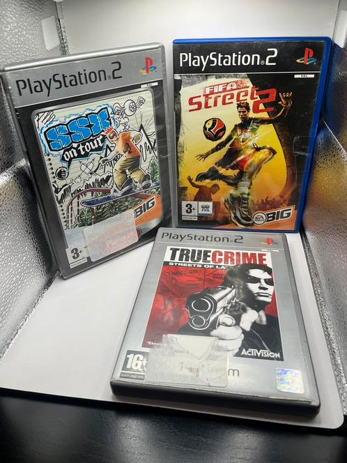 Lot PS2: FIFA Street 2 + Ssx On Tour + True Crime LA, Consoles de jeu & Jeux vidéo, Jeux | Sony PlayStation 2, Utilisé, Aventure et Action