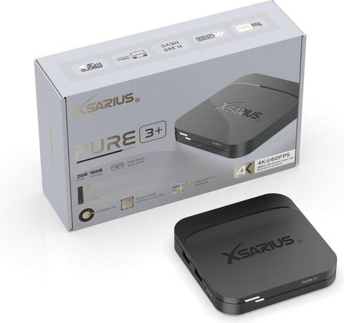 Xsarius pure3+ **Promo -20€**, TV, Hi-fi & Vidéo, Lecteurs multimédias, USB 2.0, Enlèvement