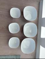 6 witte conix-schalen - mepal 3 van 3 liter en 3 van 1 liter, Huis en Inrichting, Keuken | Keukenbenodigdheden, Ophalen