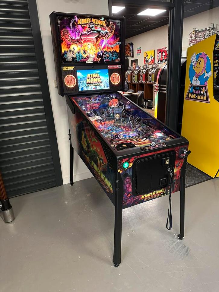 Flipperkast Stern King Kong Limited Edition Pinball, Verzamelen, Automaten | Flipperkasten, Zo goed als nieuw, Dot-matrix, Flipperkast